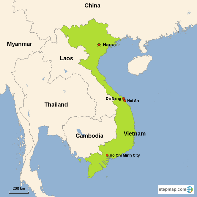 Vietnam-map